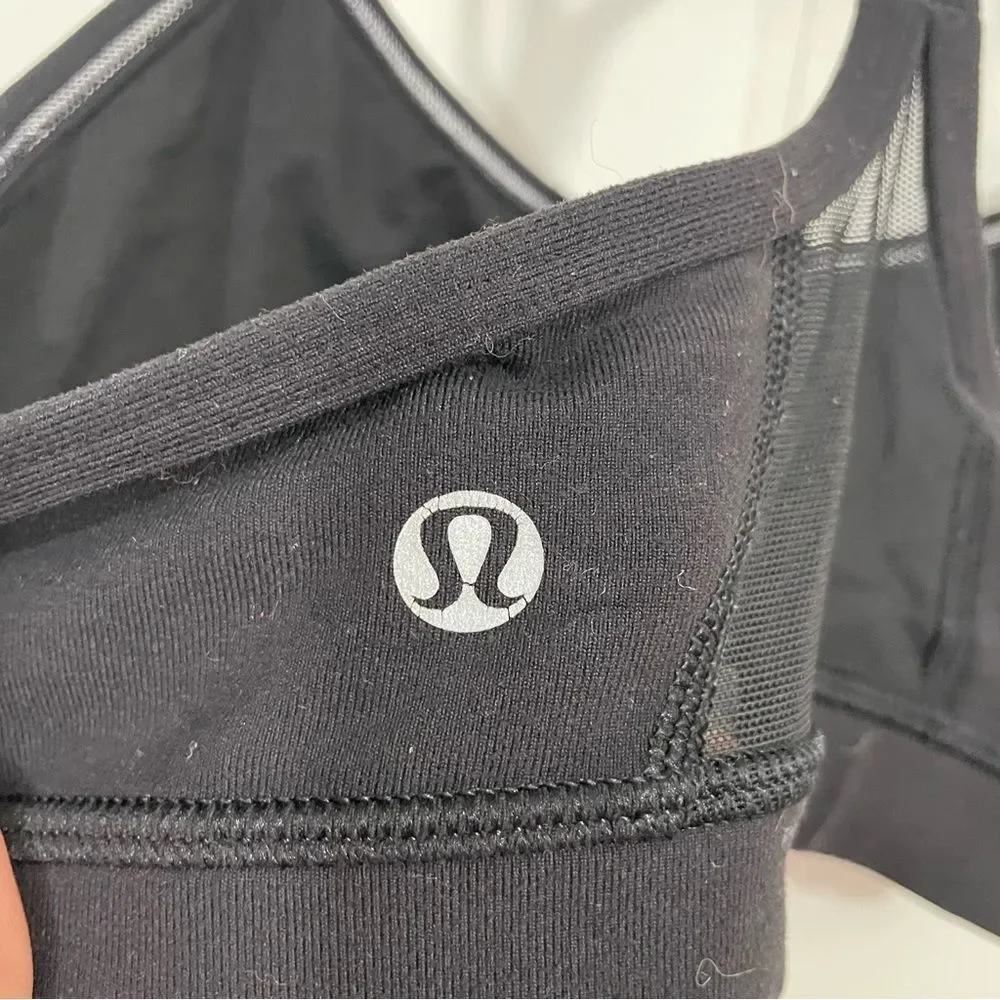 LuLuLemon Black Medium Impact Sports Bra